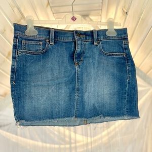 Old Navy jean Mini Skirt